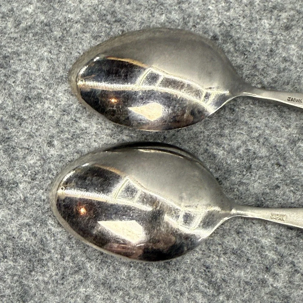 Ekco Prince Stainless JAPAN Eterna Set of 2 Iced Tea Spoons Dining Flatware‎
